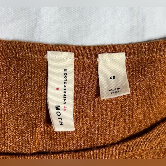 Moth by Anthropologie Chester Sweater Knit Bell Sleeve Tunic Dress - Picture 4 of 7